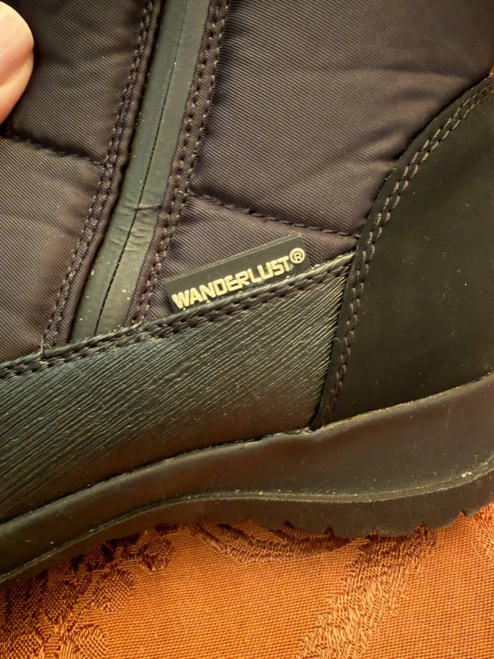 Wanderlust Lindsay Waterproof Black Winter Boots Women's size 8